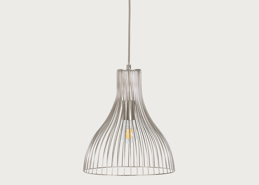 Makiko Pendant Light Brushed Steel