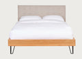 Brunel Bed Fabric Headboard Tessuta Oatmeal