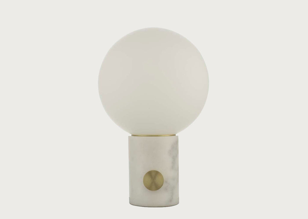 Column LED Table Lamp White