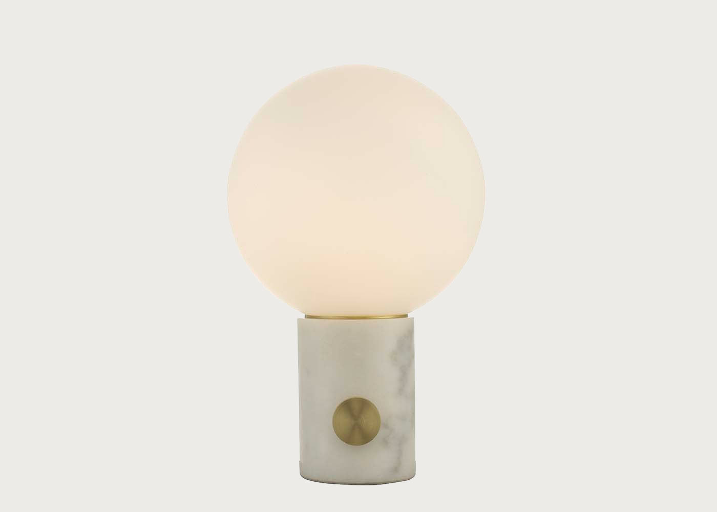 Column LED Table Lamp White