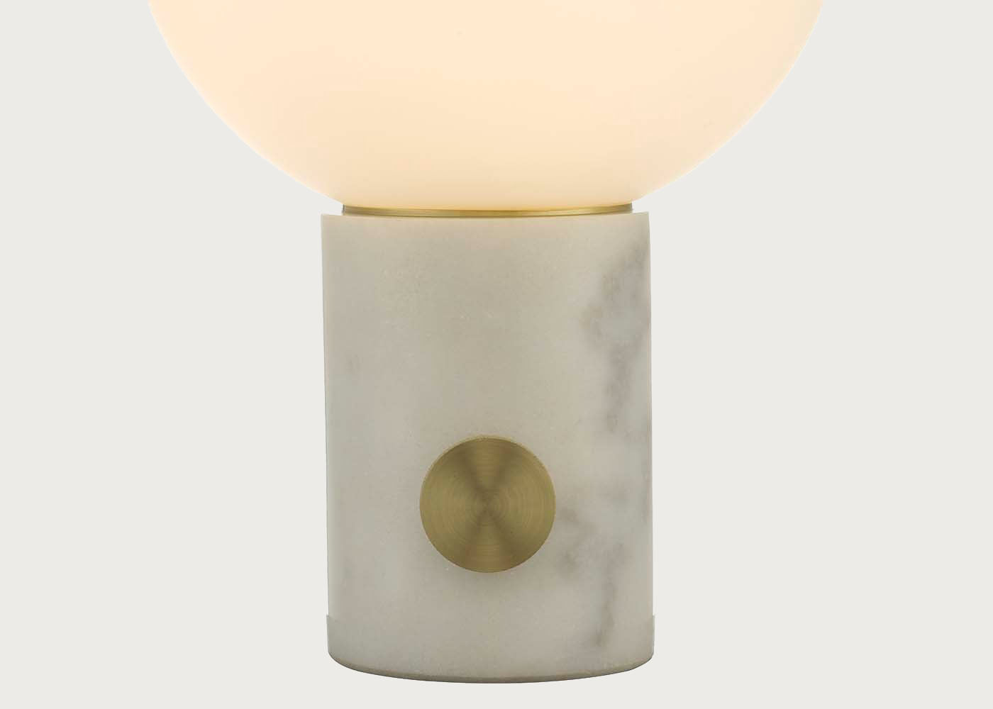 Column LED Table Lamp White