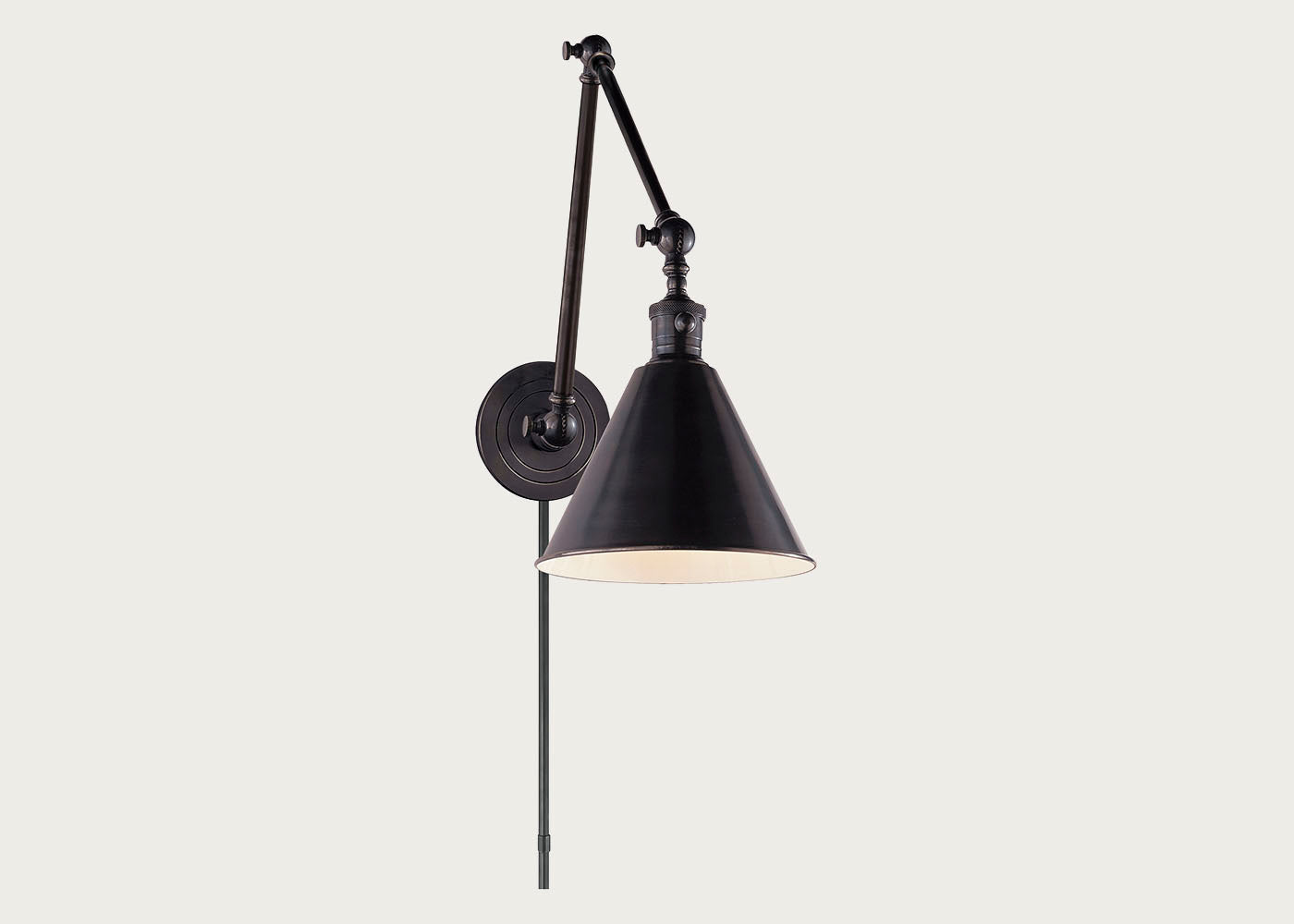 Boston Functional Arm Library Wall Light