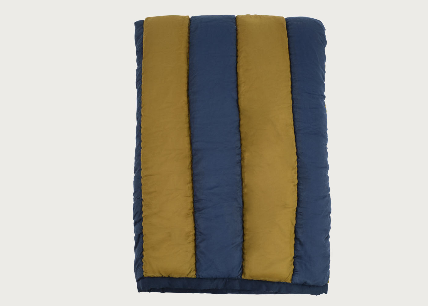 Stripe Quilt Navy and Olive