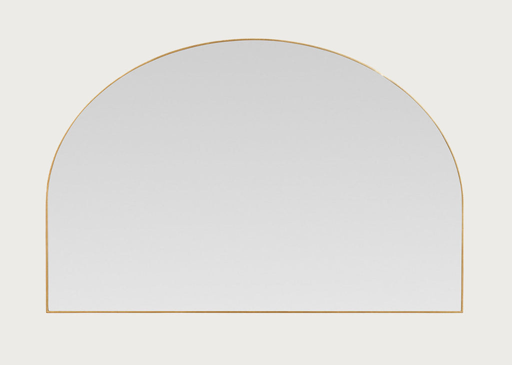 Fine Edge Mirror Over Mantle