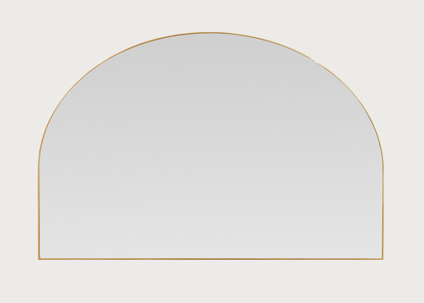 Fine Edge Mirror Over Mantle