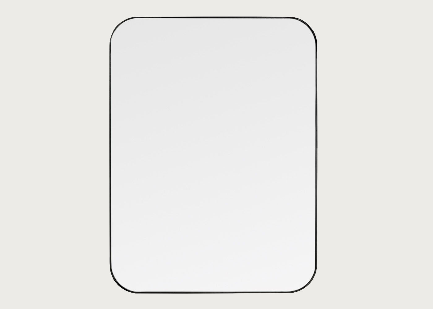 Fine Edge Mirror Rectangle Curved