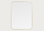 Fine Edge Mirror Rectangle Curved
