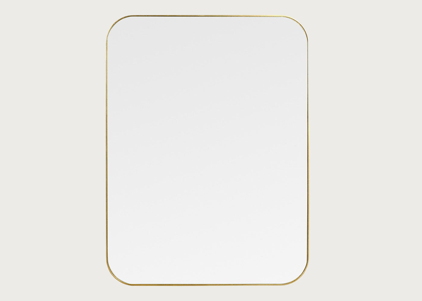 Fine Edge Mirror Rectangle Curved