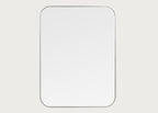Fine Edge Mirror Rectangle Curved