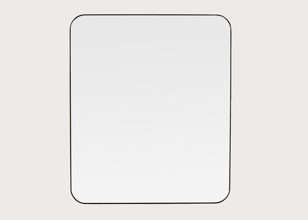 Fine Edge Mirror Rectangle Curved