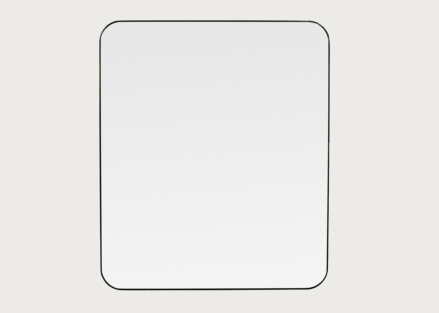 Fine Edge Mirror Rectangle Curved