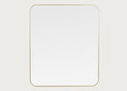 Fine Edge Mirror Rectangle Curved