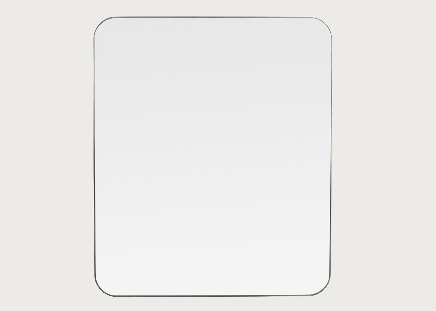 Fine Edge Mirror Rectangle Curved