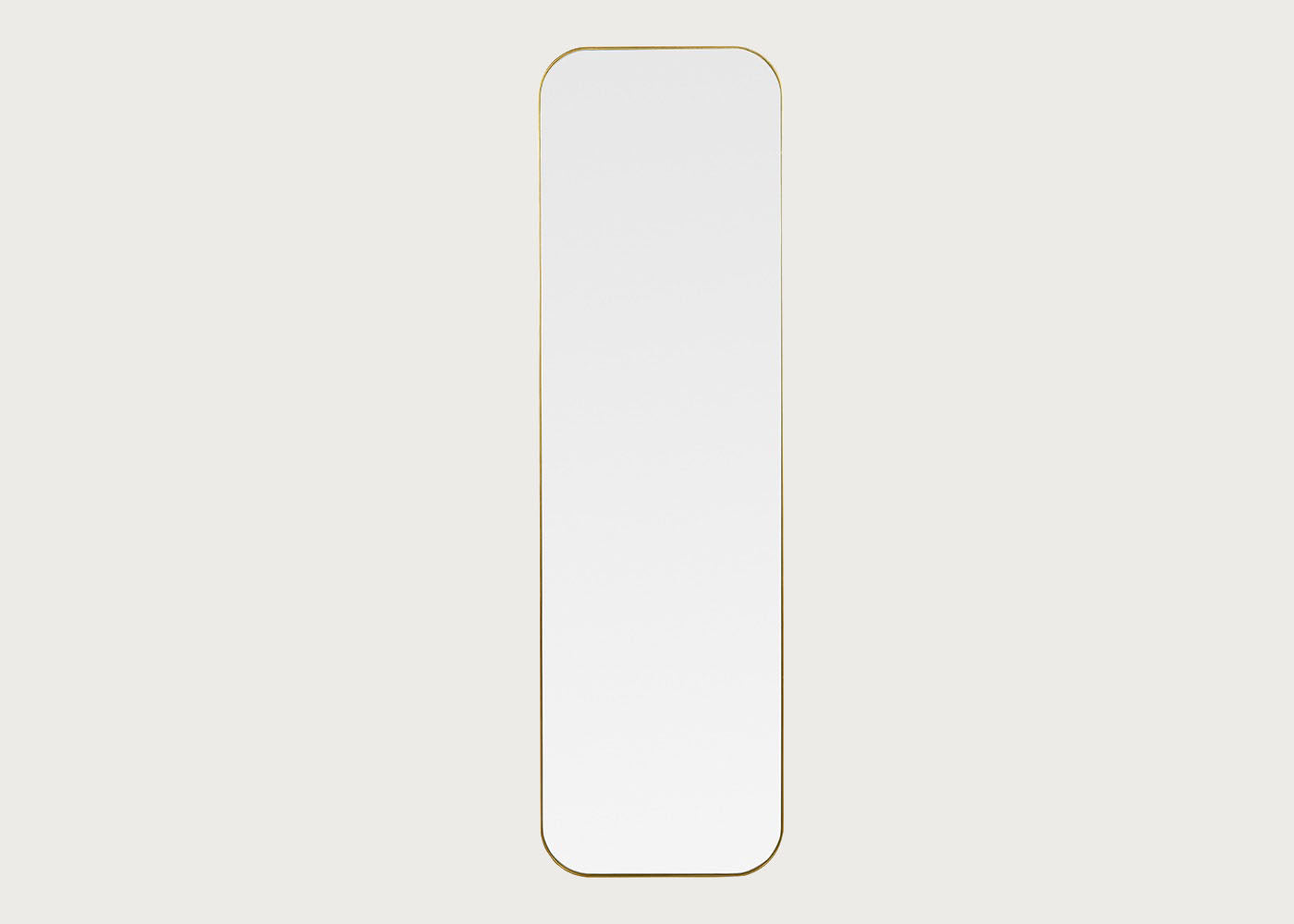 Fine Edge Mirror Rectangle Curved