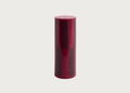 Column Candle Wine/Bordeaux Check Large