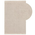 Outlet – Atcham Clay/Natural Pebble Wool with Cotton Rug – 160 x 230cm