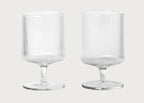 Ripple Clear Wine Glass Set of 2