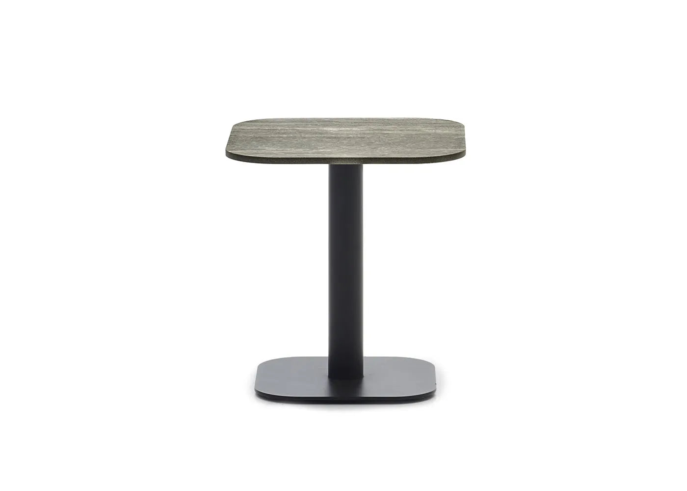Kodo Outdoor Side Table Fossil Grey Ceramic Flint Top