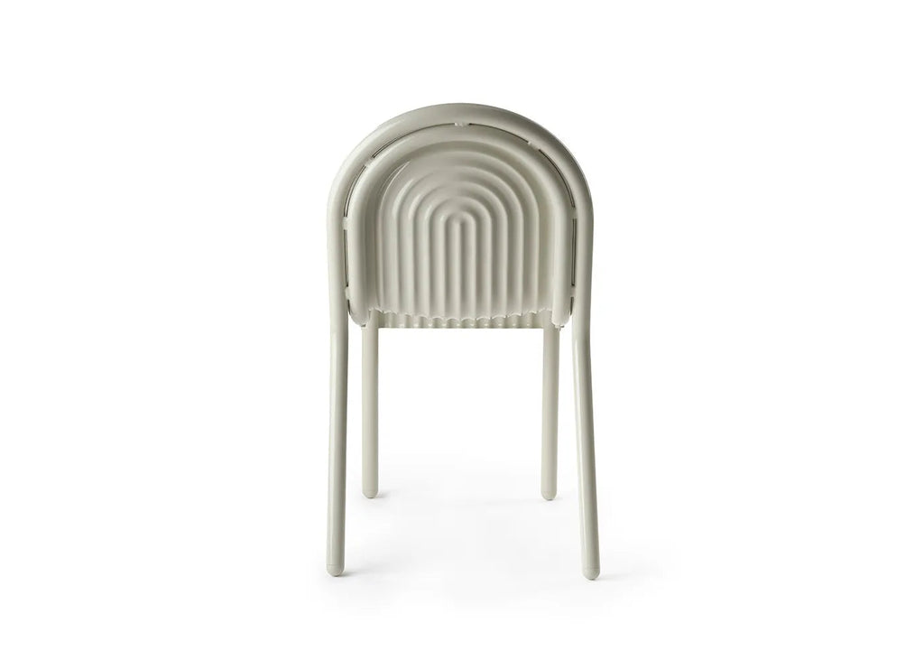 Groove Outdoor Dining Chair Putty