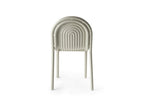 Groove Outdoor Dining Chair Putty
