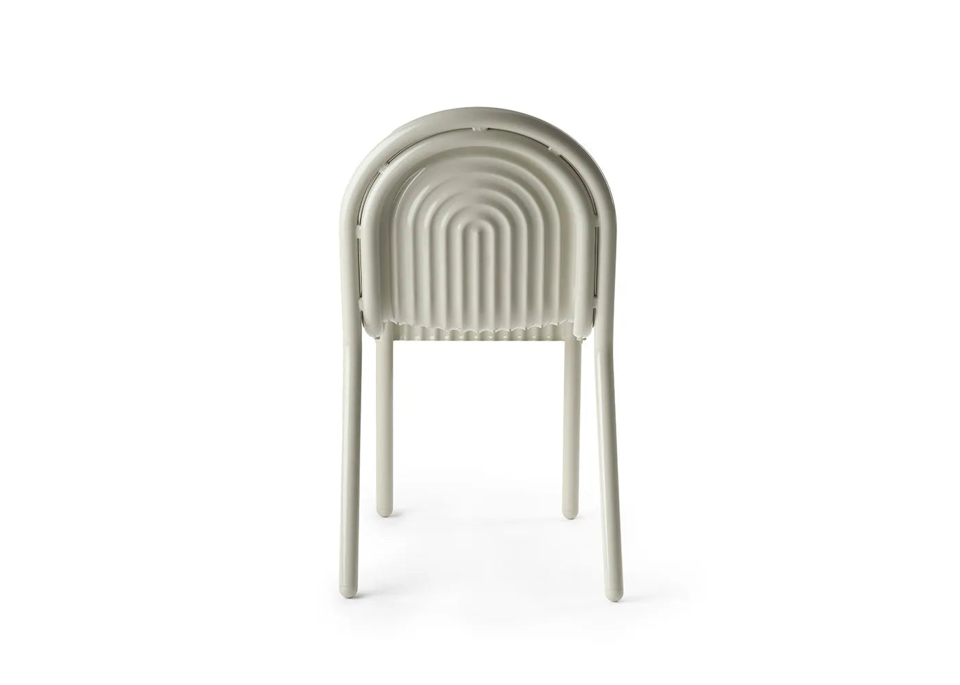 Groove Outdoor Dining Chair Putty