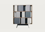 Different Trains Narrow Cabinet Walnut