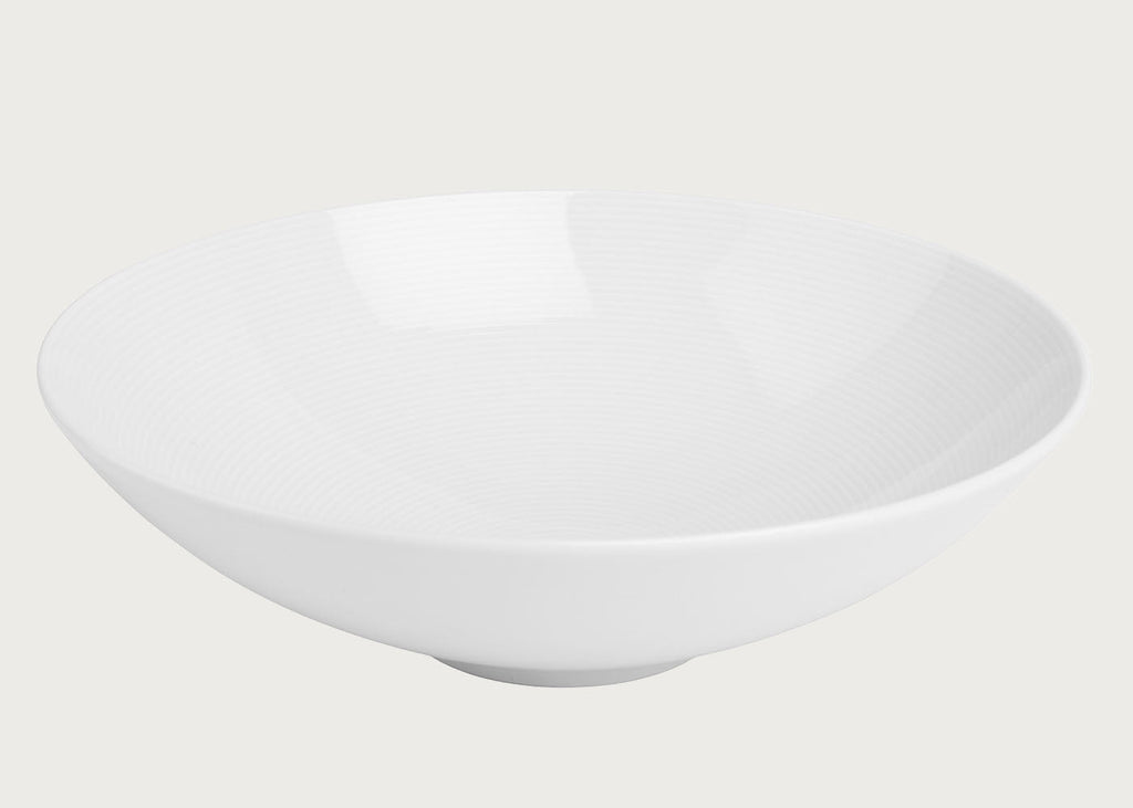 Thomas Loft White Porcelain Round Bowl Low