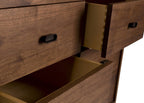 McQueen 8 Drawer Chest Walnut