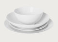 Thomas Loft White Porcelain 16 Piece Dinnerware Box Set