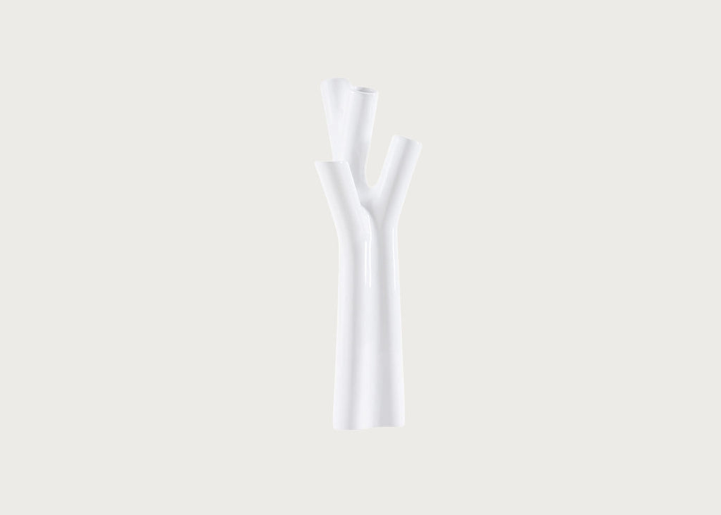 Roseau Vase White
