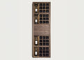 Cru Wine Cabinet Walnut Bottle Grids 2 Drawer 1 Shelf