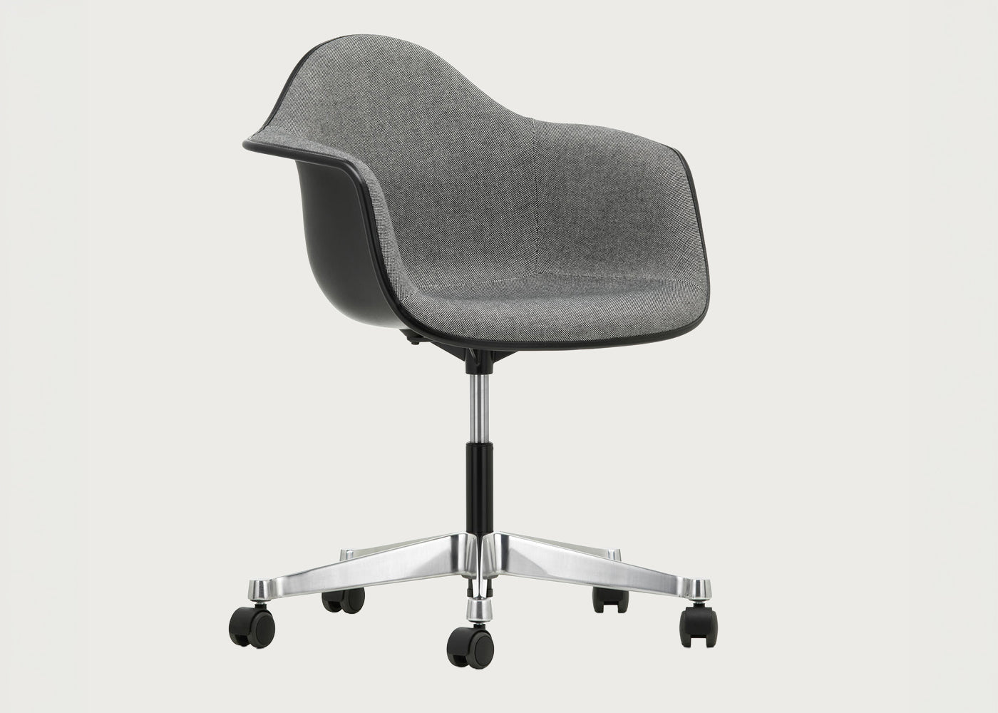 Eames Plastic Armchair Upholstered PACC