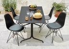 Eames Plastic Side Chair RE DSR Upholstered Seat