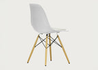 Eames Plastic Side Chair RE DSW Upholstered Seat