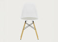 Eames Plastic Side Chair RE DSW Upholstered Seat