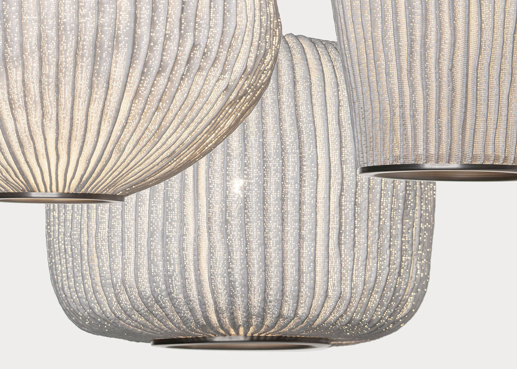 Coral Chandelier 3 White