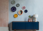 Ottolenghi Feast Dots Serving Plate Blue and White Medium
