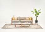 Lento Lounge Sofa 3 seater Almond
