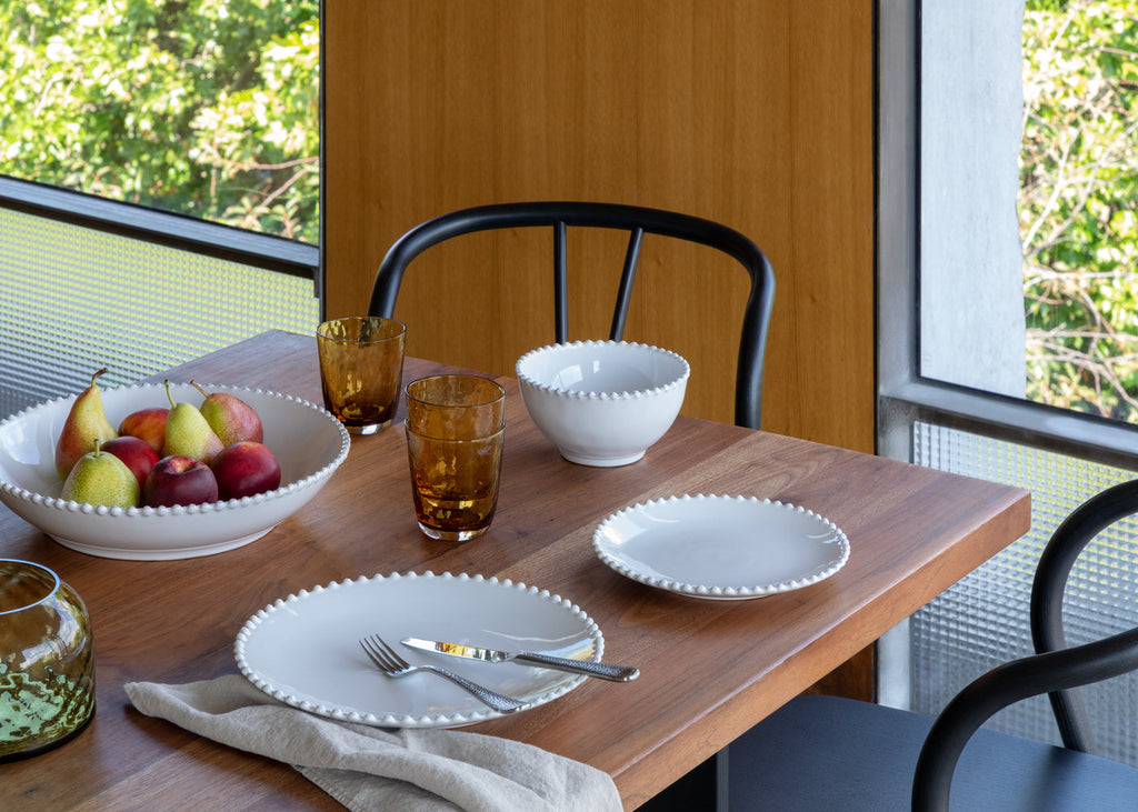 Pearl White Salad Plate