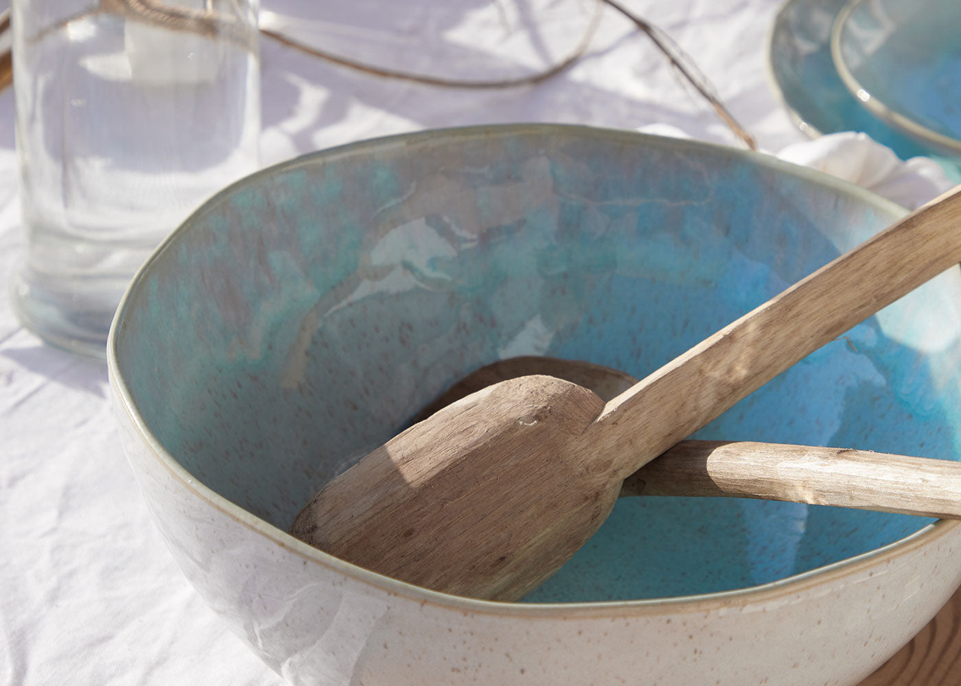 Eivissa Sea Blue Serving Bowl Small