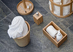 Mezza Round Bin Natural Oak