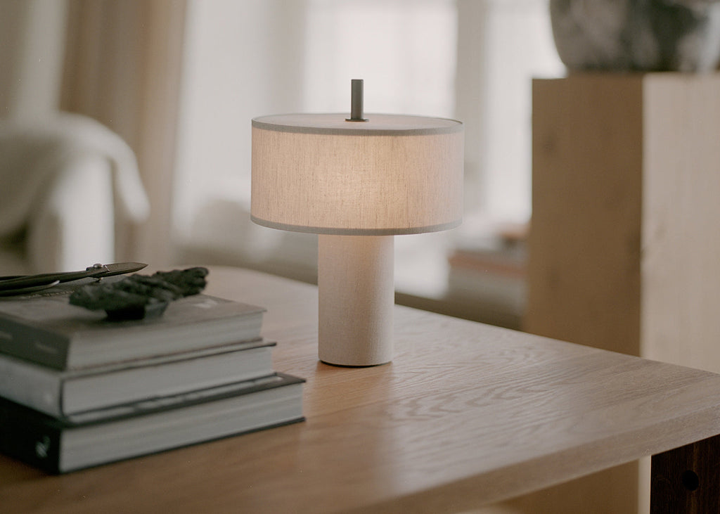 Margin LED Portable Table Lamp Beige
