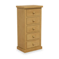 Chiswick Pine 5 Drawer Tallboy Chest