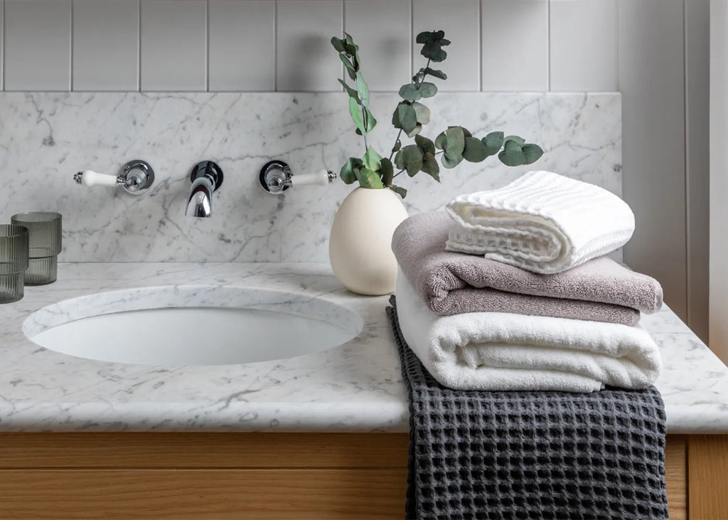 Waffle Towel Charcoal