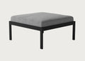Eos Outdoor Ottoman Black