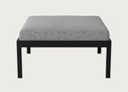 Eos Outdoor Ottoman Black