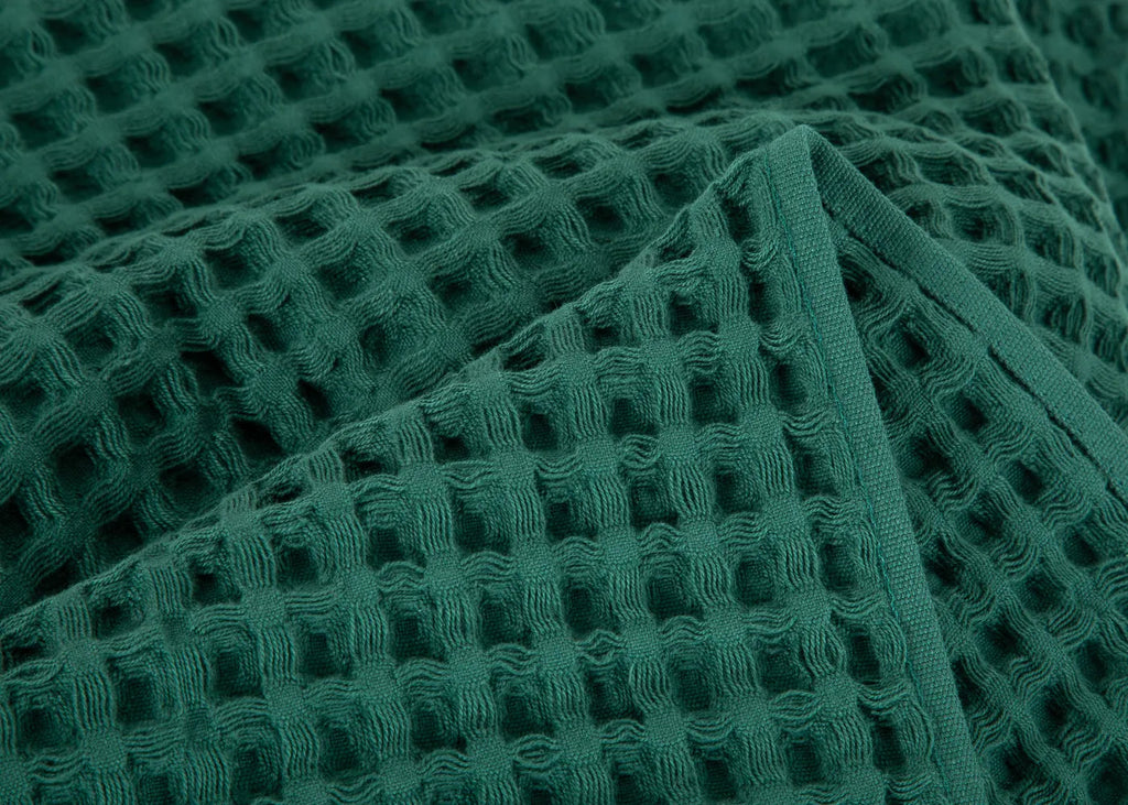 Waffle Towels Green