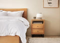 Organic Cotton Sateen White Fitted Sheet