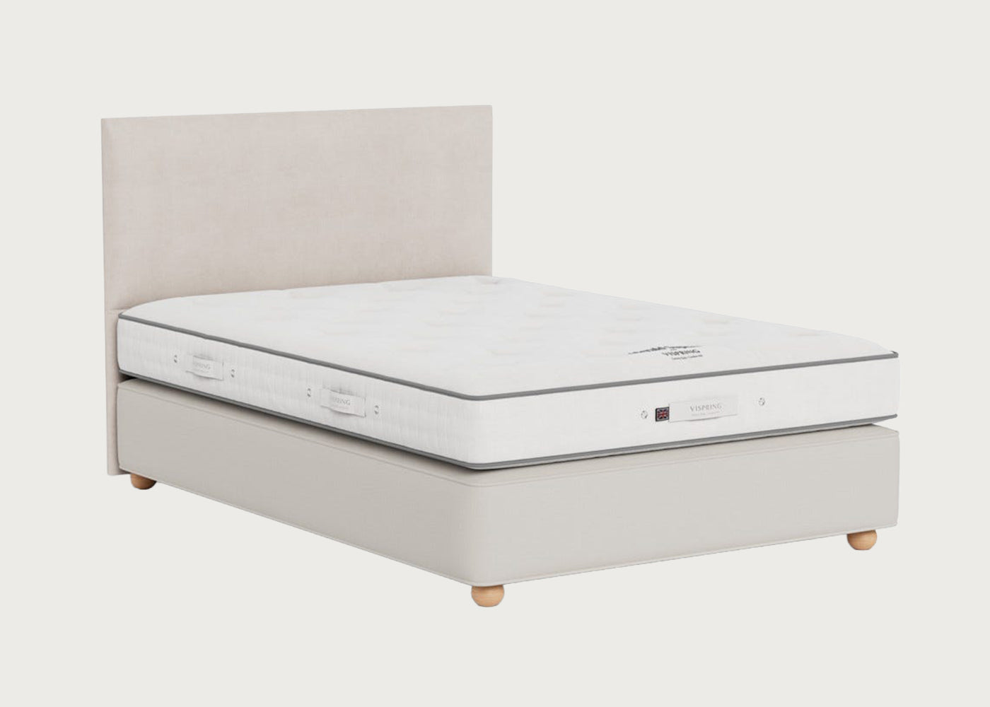 Herald Superb Mattress and Prestige Divan Set Bun Feet