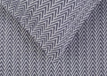 Herringbone Navy Standard Pillowcase